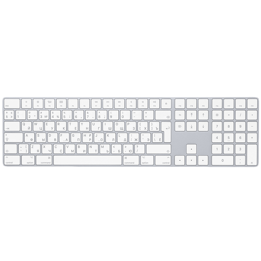Apple Magic Keyboard with Numeric Keypad - Russian - Silver