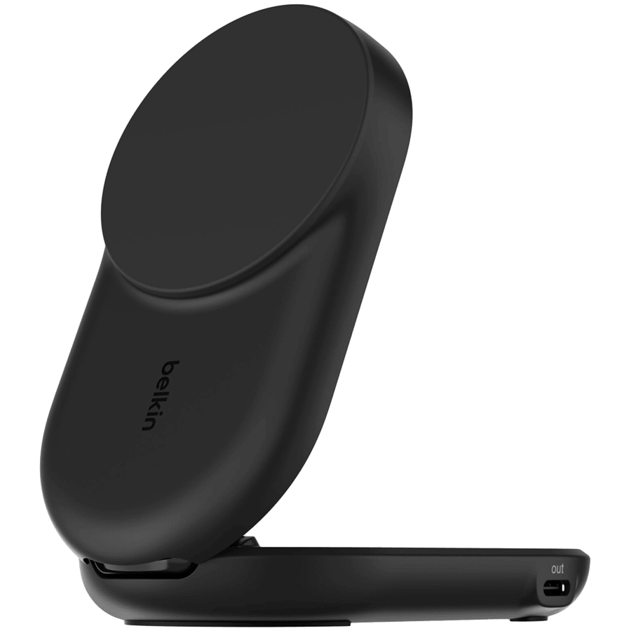 BELKIN 25w Qi2 2-IN-1 Foldable Charger, Black