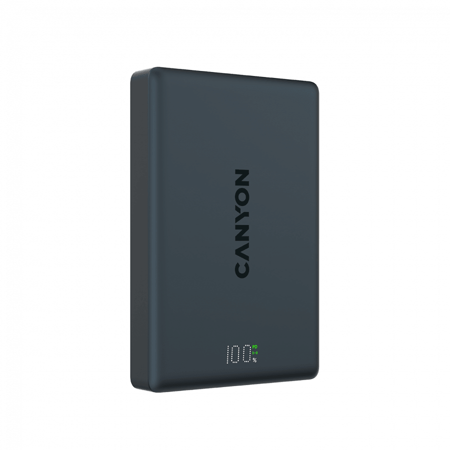 CANYON magnetic power bank OnPower 511 PD20W 10000mAh Aluminium Interstellar Black
