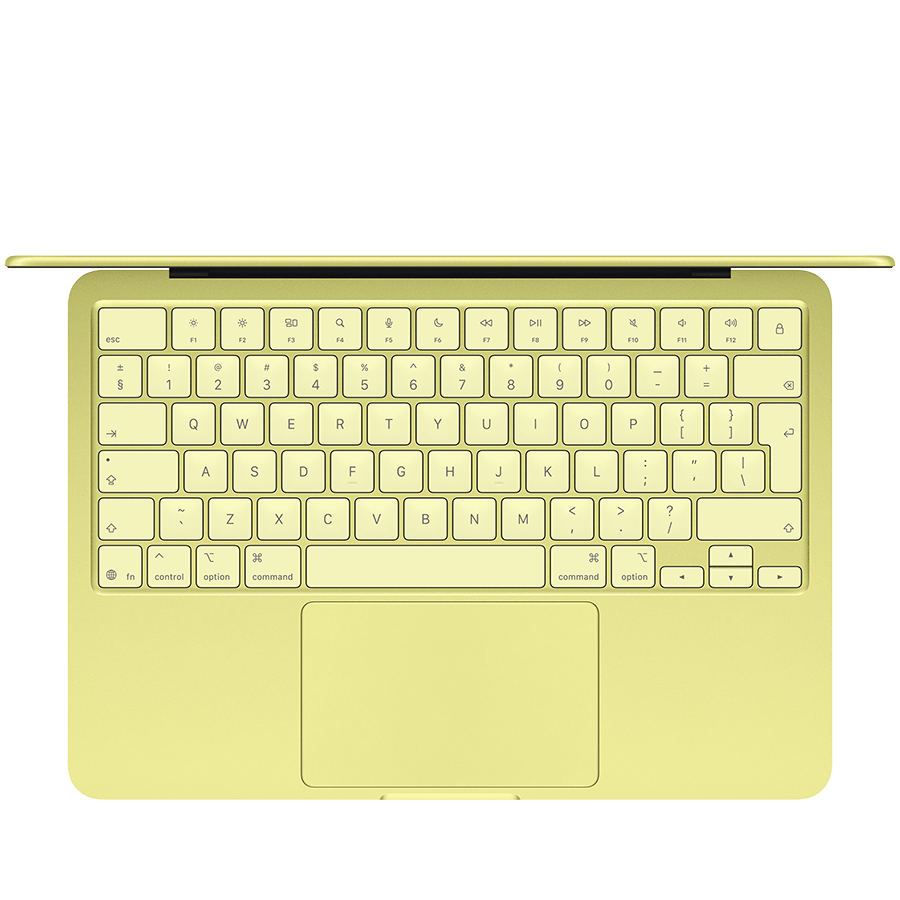 Apple 13-inch MacBook Neo: Apple A18 Pro chip with 6-core CPU and 5-core GPU, 8GB, 256GB SSD - Citrus