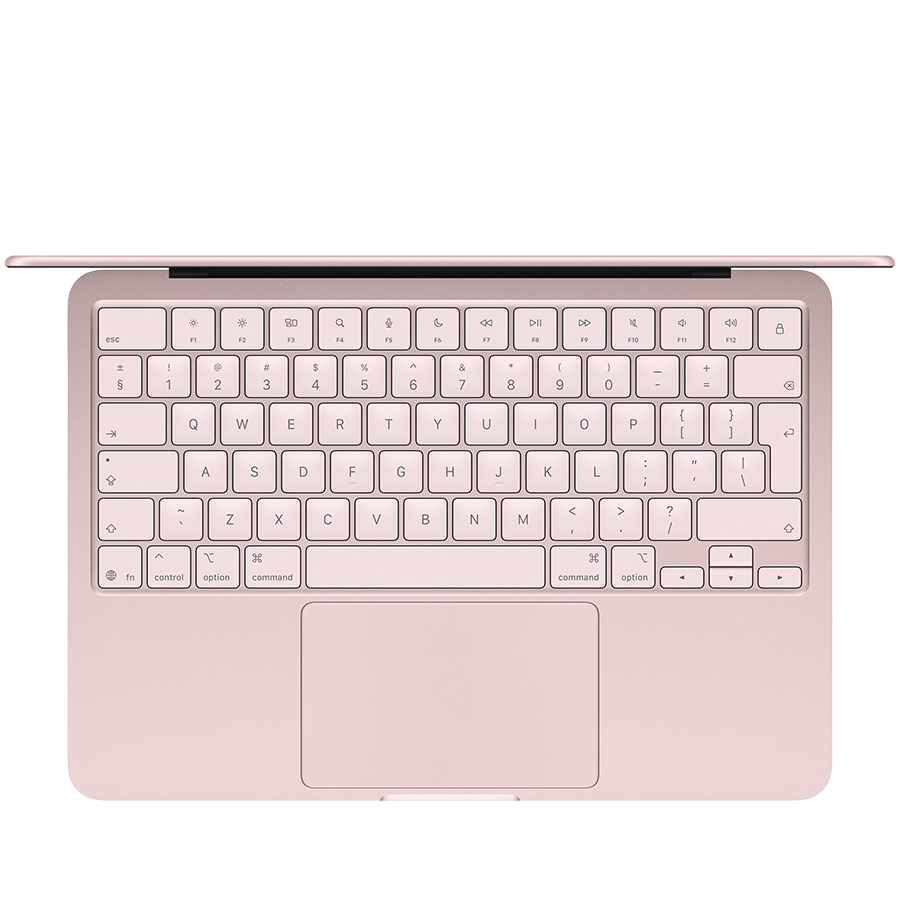 Apple 13-inch MacBook Neo: Apple A18 Pro chip with 6-core CPU and 5-core GPU, 8GB, 512GB SSD - Blush