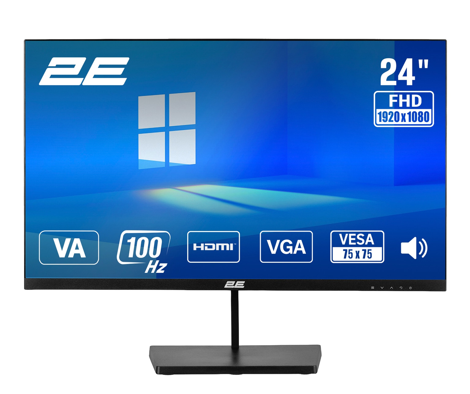 Monitor 2E 23.8" B2425B D-Sub, HDMI, MM, VA, 100Hz, FreeSync