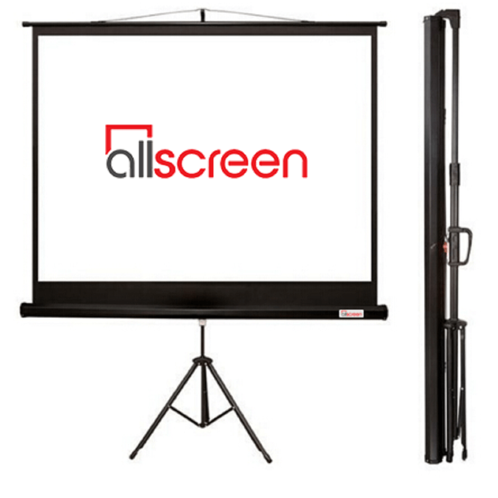 Allscreen CTP-8080B TRIPOD PROJECTION SCREEN 200X200CM HD FABRIC 110 inch — 2