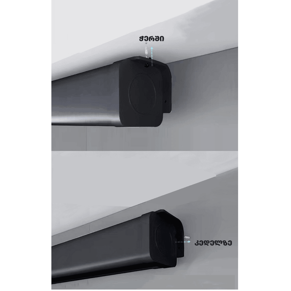 Allscreen CWP-8080B, MANUAL PROJECTION SCREEN, 200X200CM HD FABRIC CWP-8080B 110 inch — 2