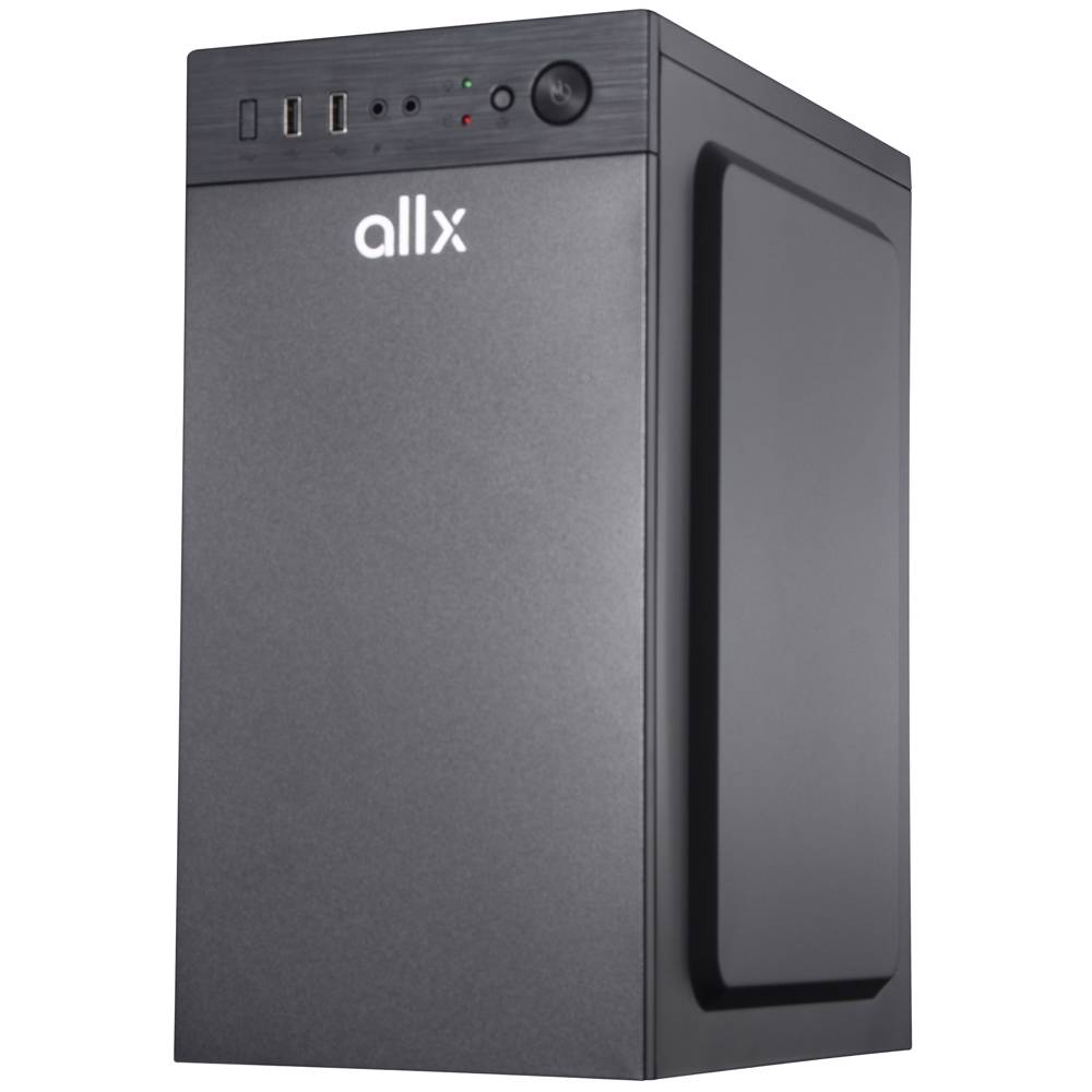 ALLX AX-B1734, Computer Case, Micro-ATX, ITX, USBx2, AUDIO, Black — 2