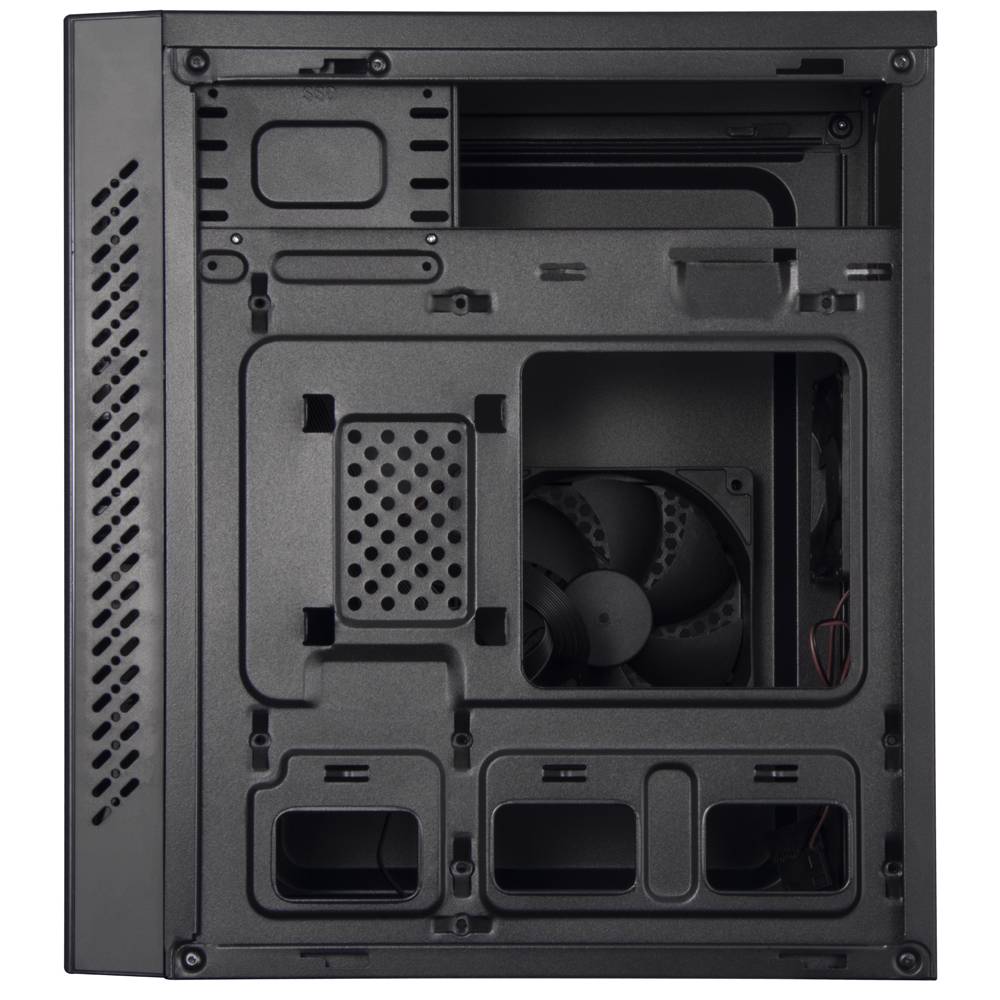 ALLX AX-B1735, Computer Case, Micro-ATX, ITX, USBx2, AUDIO, Black — 2