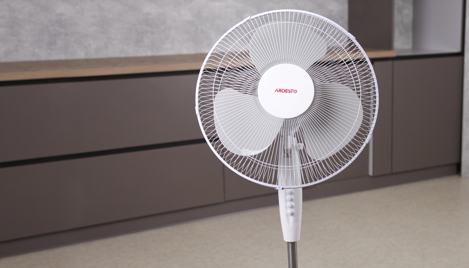 Ardesto Floor fan FN-1608CW 40cm, 45W, white - 2