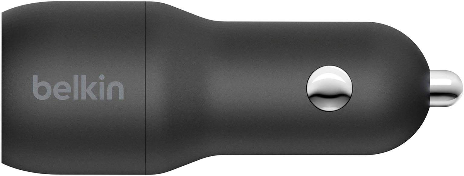 Belkin DUAL USB-A CAR CHARGER 12W X2, BLK