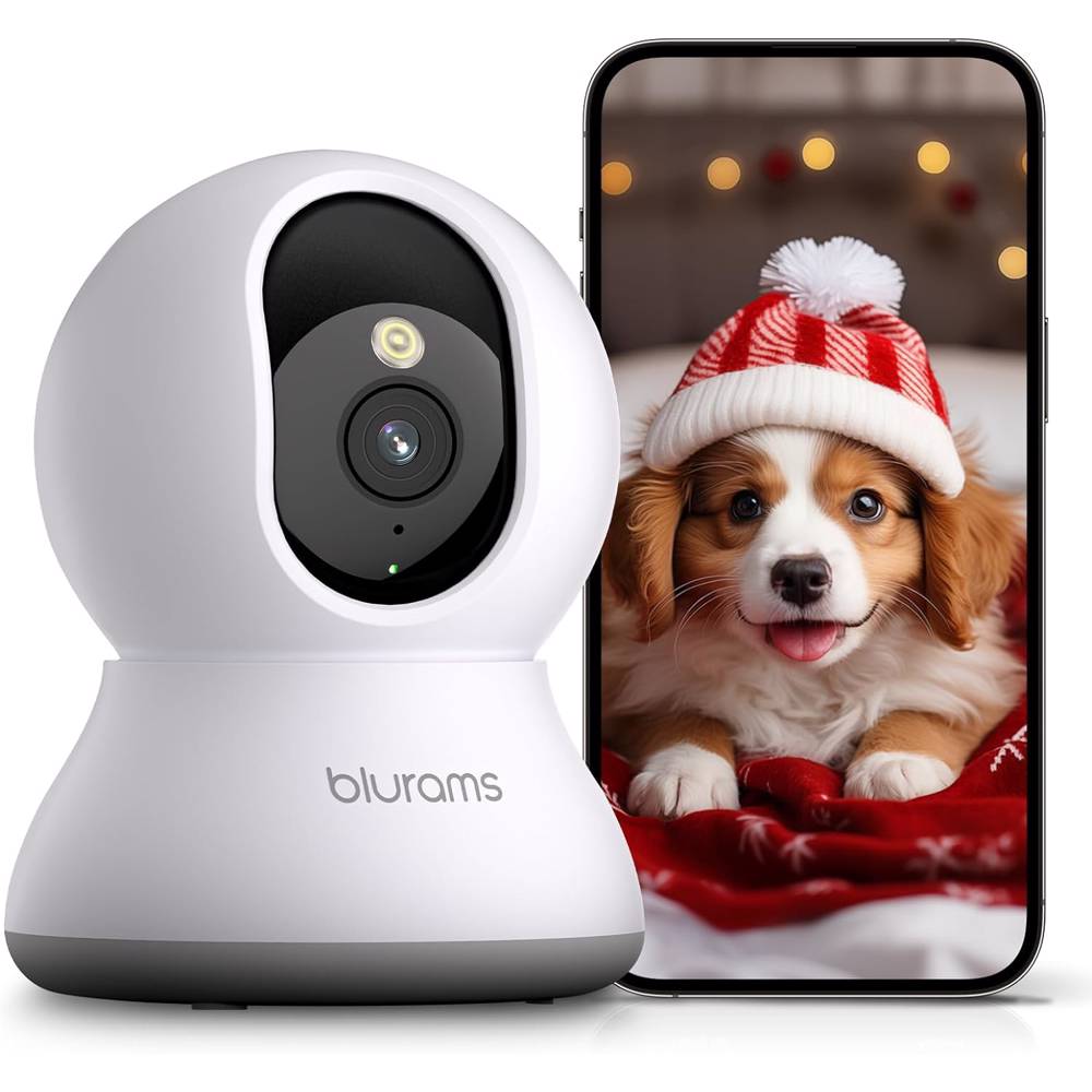 Blurams A31S Dome Flare, Indoor Pet Camera, White — 2