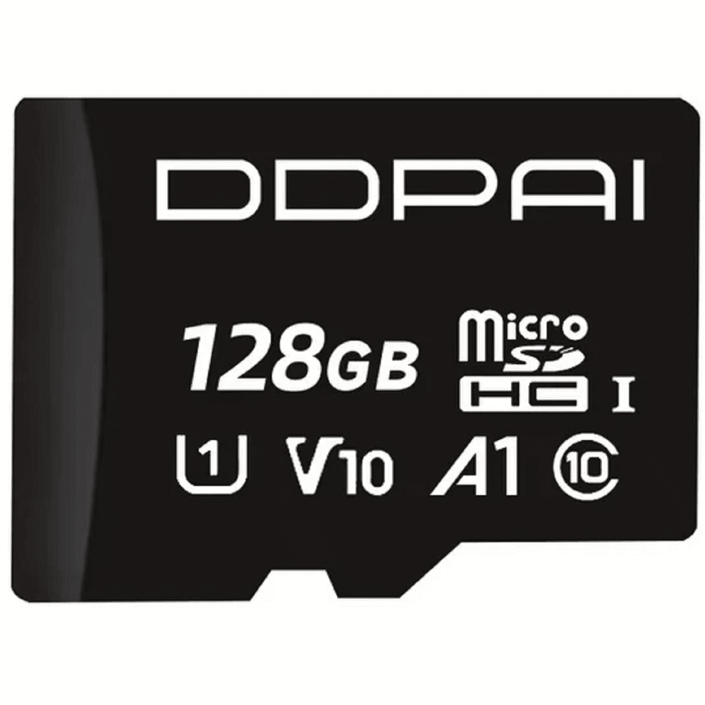 DDPAI 128GB, microSD, UHS-I C10, Black