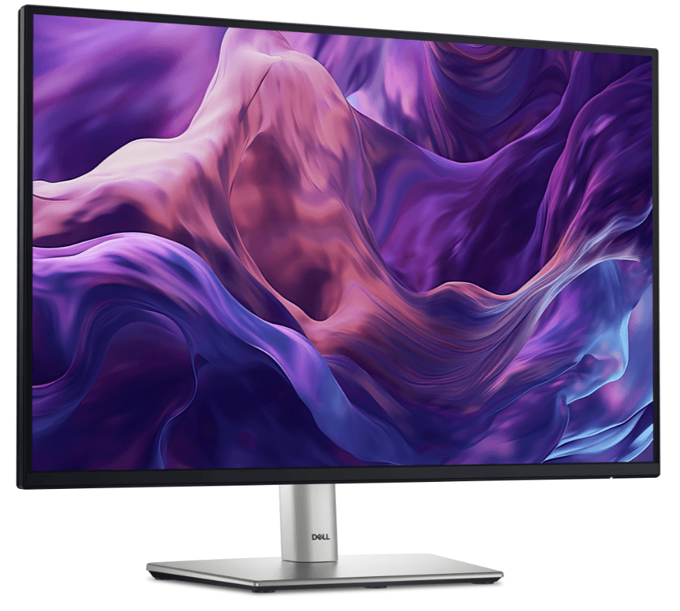 Dell Monitor 24.1" P2425E HDMI, 2xDP, USB-C, RJ-45, IPS, 1920x1200, 16:10, 100Hz, sRGB 99%, Pivot - 2