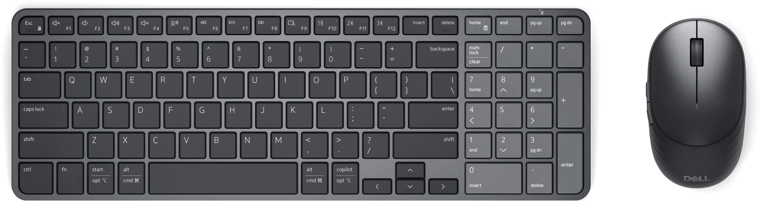 Dell KM746 Wireless Keyboard and Mouse RU/EN Black