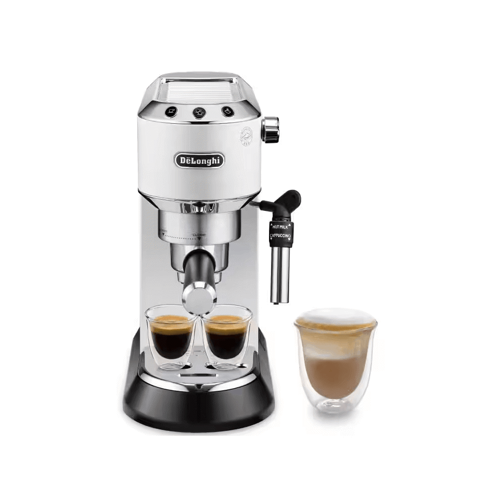 DeLonghi EC685.W Dedica, 1300W, 1.1L, Coffee Machine, White