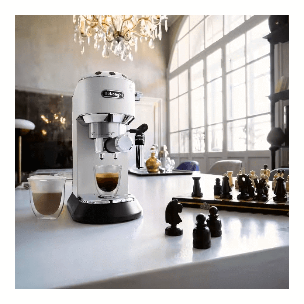 DeLonghi EC685.W Dedica, 1300W, 1.1L, Coffee Machine, White — 2