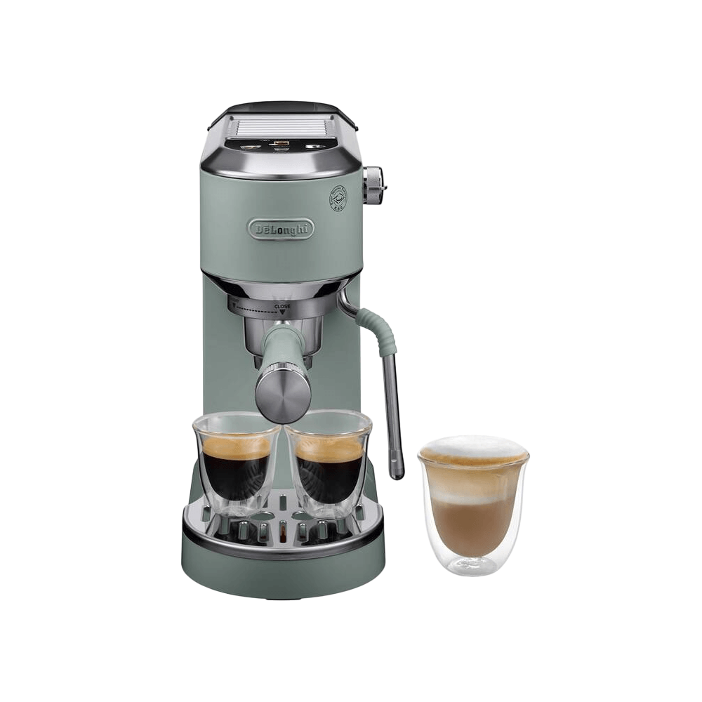 DeLonghi EC890.GR Dedica Duo, 1450W, 1.1L, Coffee Machine, Green