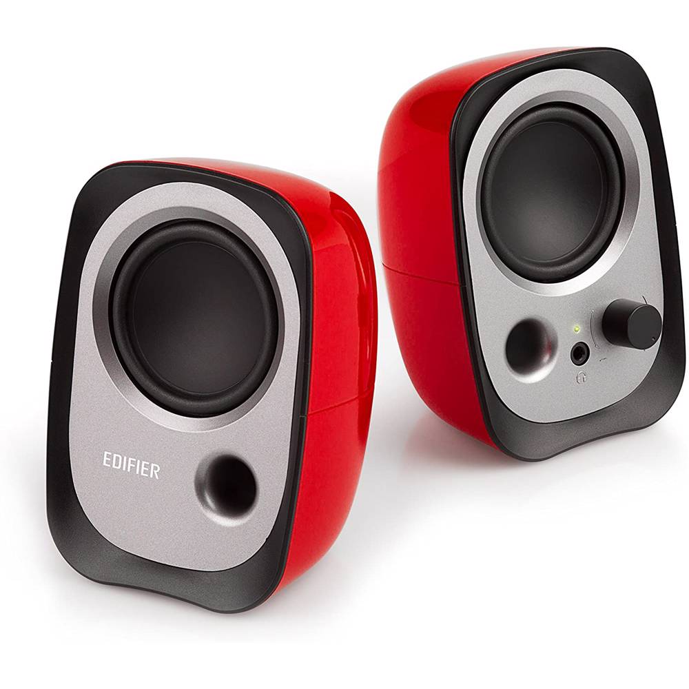 EDIFIER R12U Red, 4W, USB, 3.5mm, Speaker, Red — 2