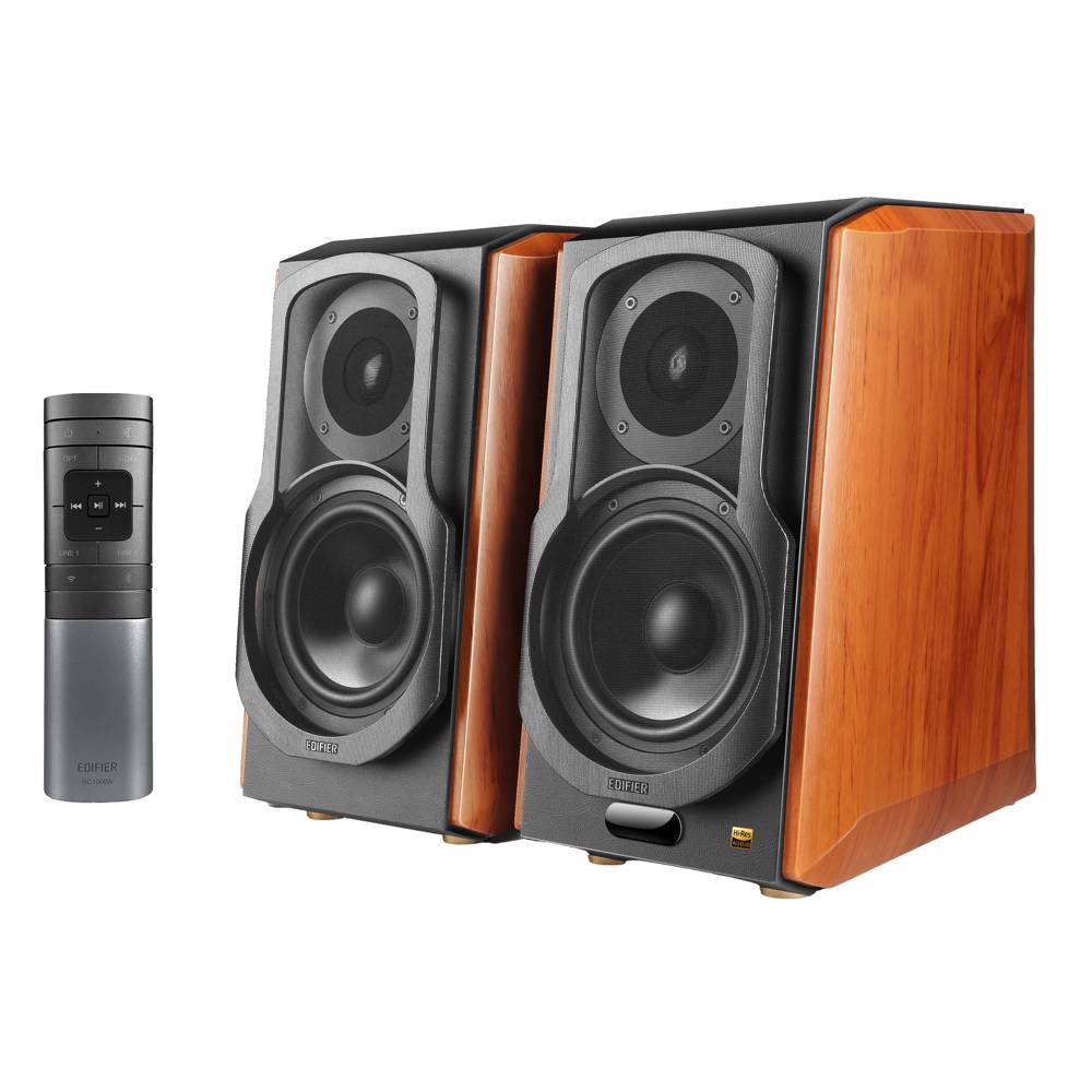 EDIFIER S1000W, 120W, Optical, Coaxial, Bluetooth, Wi-Fi, Speaker, Brown