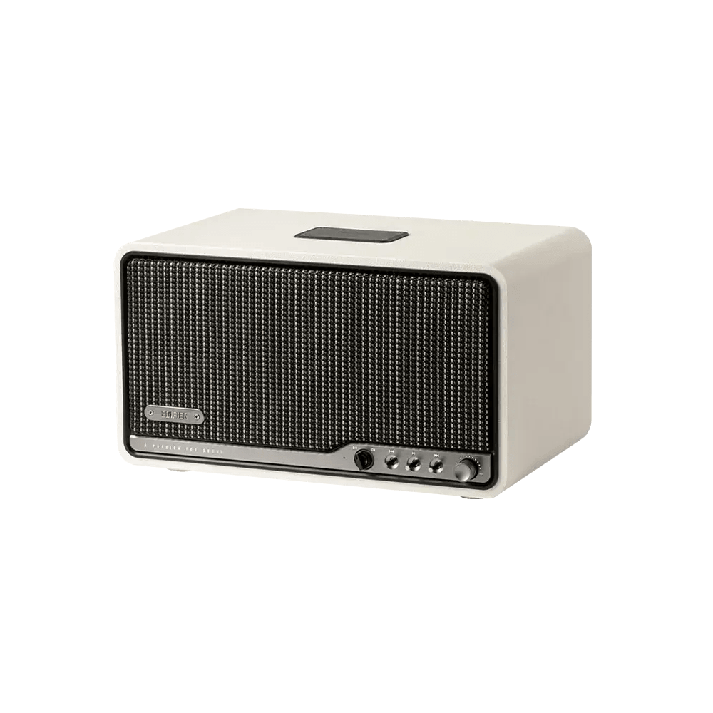 EDIFIER S300, 80W, Bluetooth, Wi-Fi (Apple AirPlay), USB-C, AUX, Tabletop Speaker, Ivory