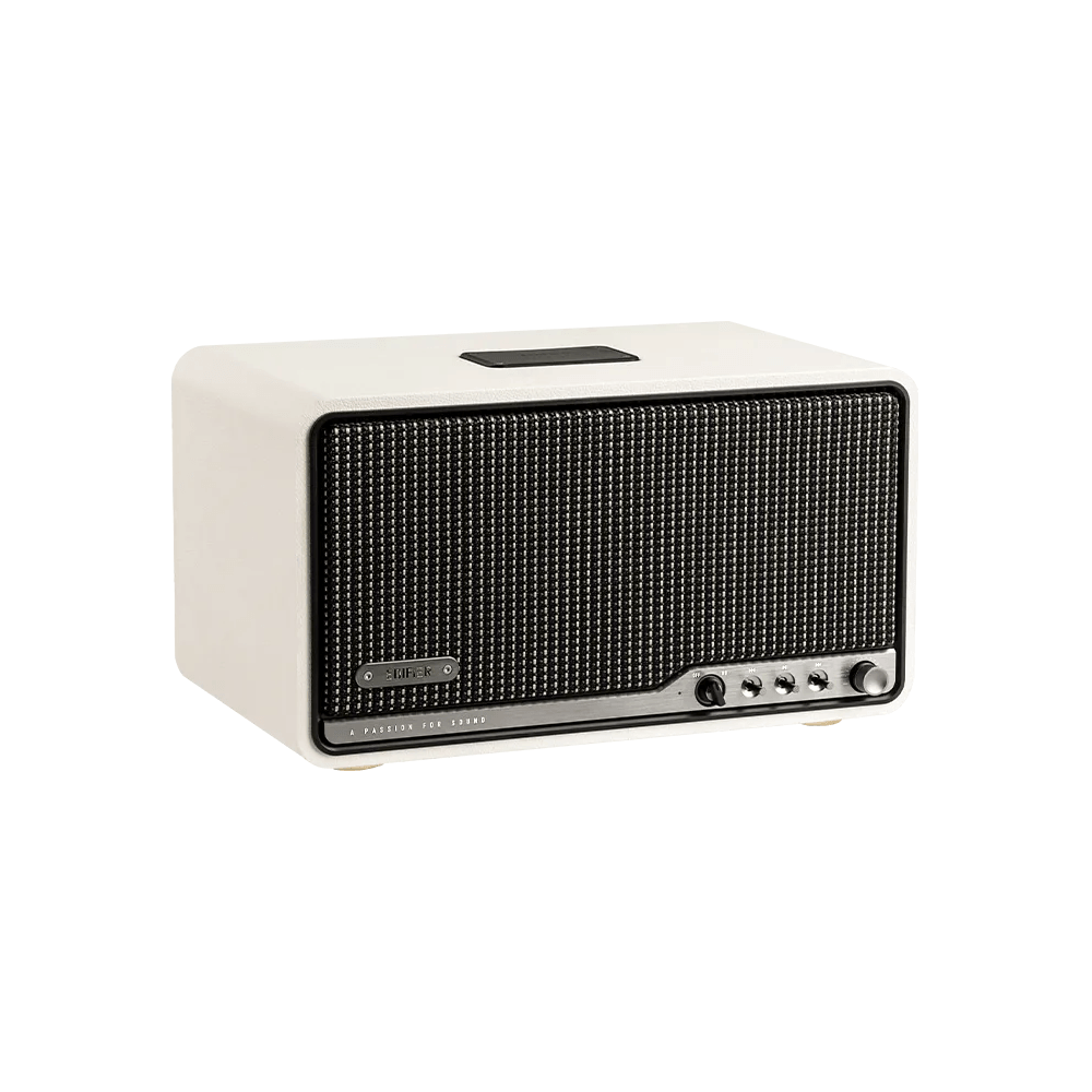 EDIFIER S300, 80W, Bluetooth, Wi-Fi (Apple AirPlay), USB-C, AUX, Tabletop Speaker, Ivory — 2