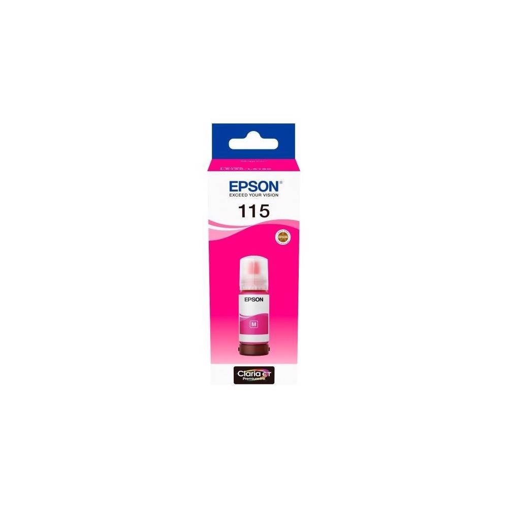 EPSON EcoTank 115 Magenta Ink Bottle L8160/L8180 C13T07D34A