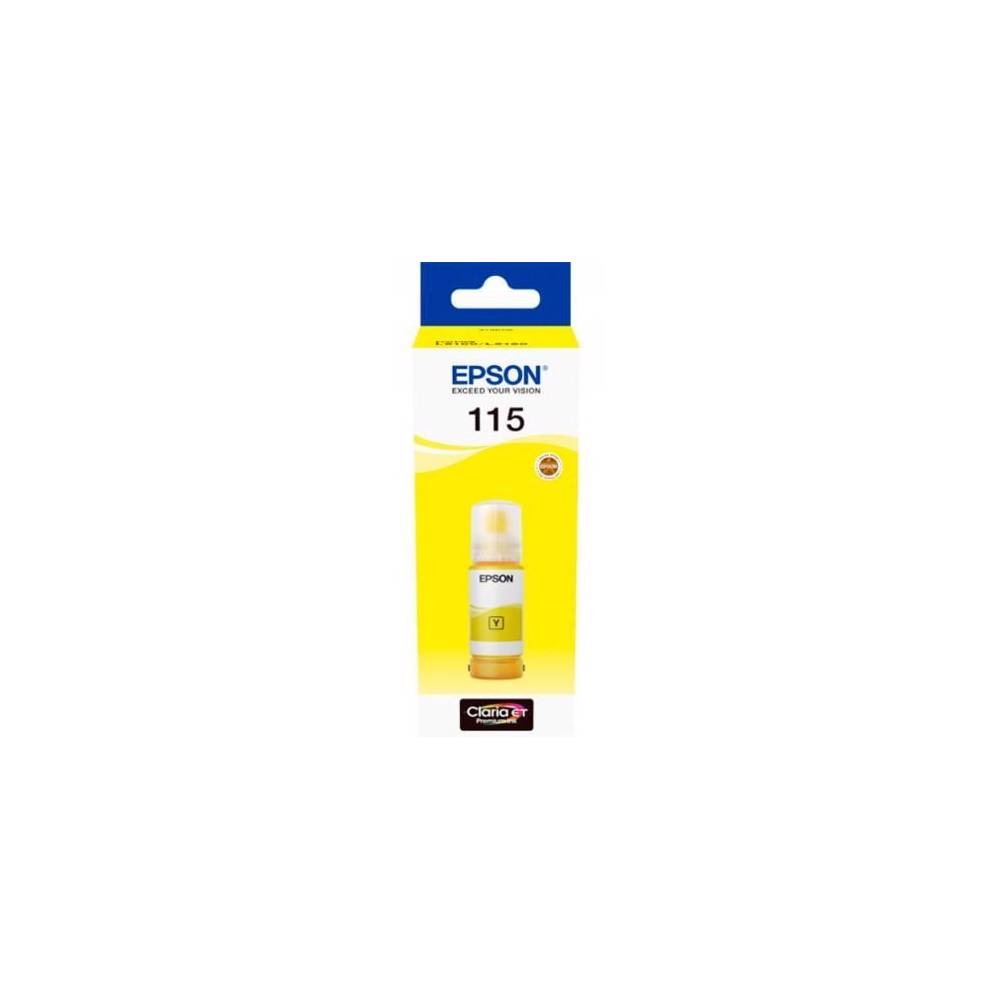 EPSON EcoTank 115 Yellow Ink Bottle L8160/L8180 C13T07D44A