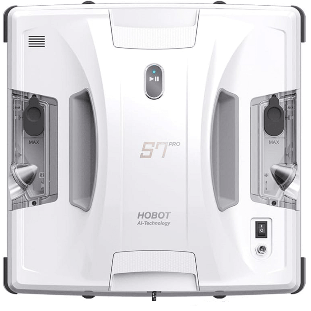 HOBOT S7 Pro, 100W, 4800Pa, Dual Mop Polish Window Cleaning Robot, White