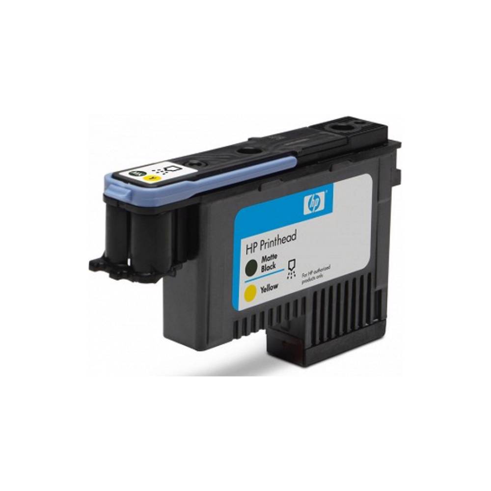 HP 72 Matte Black & Yellow Printhead — 2