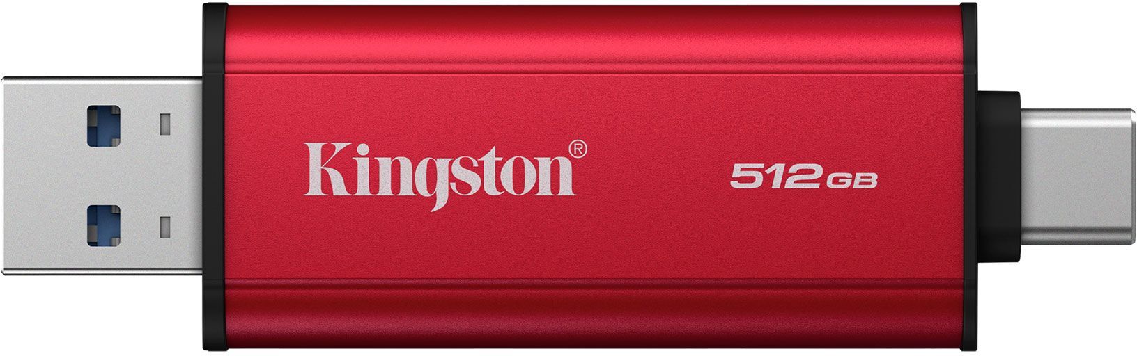 Portable SSD Kingston 512GB USB 3.2 Gen 2 Dual USB-A R1050/W950MB/s - 2