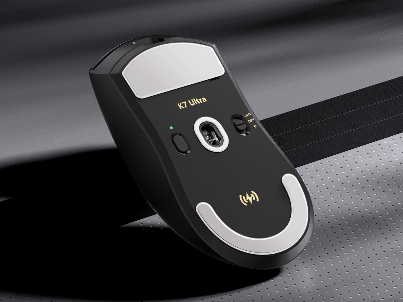 Mouse MCHOSE K7 Ultra, USB-A/WL/BT, 8k, black - 2
