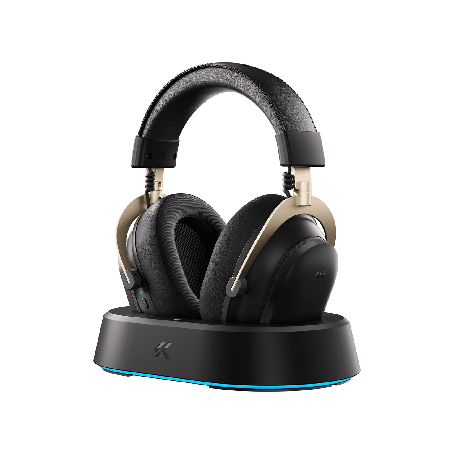 Headset MCHOSE V9Turbo, USB-A/WL/BT, Black Gold