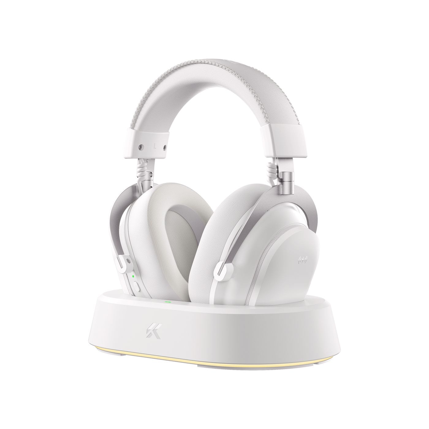 Headset MCHOSE V9Turbo, USB-A/WL/BT, Icy White