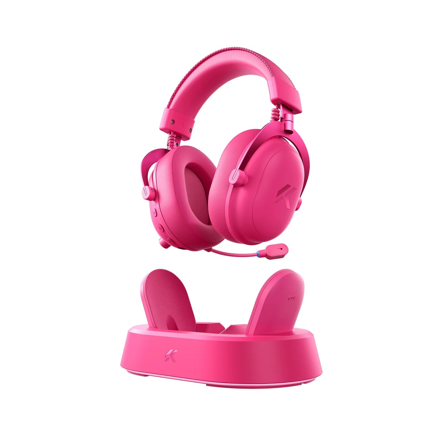 Headset MCHOSE V9Turbo, USB-A/WL/BT, Berry Red - 2