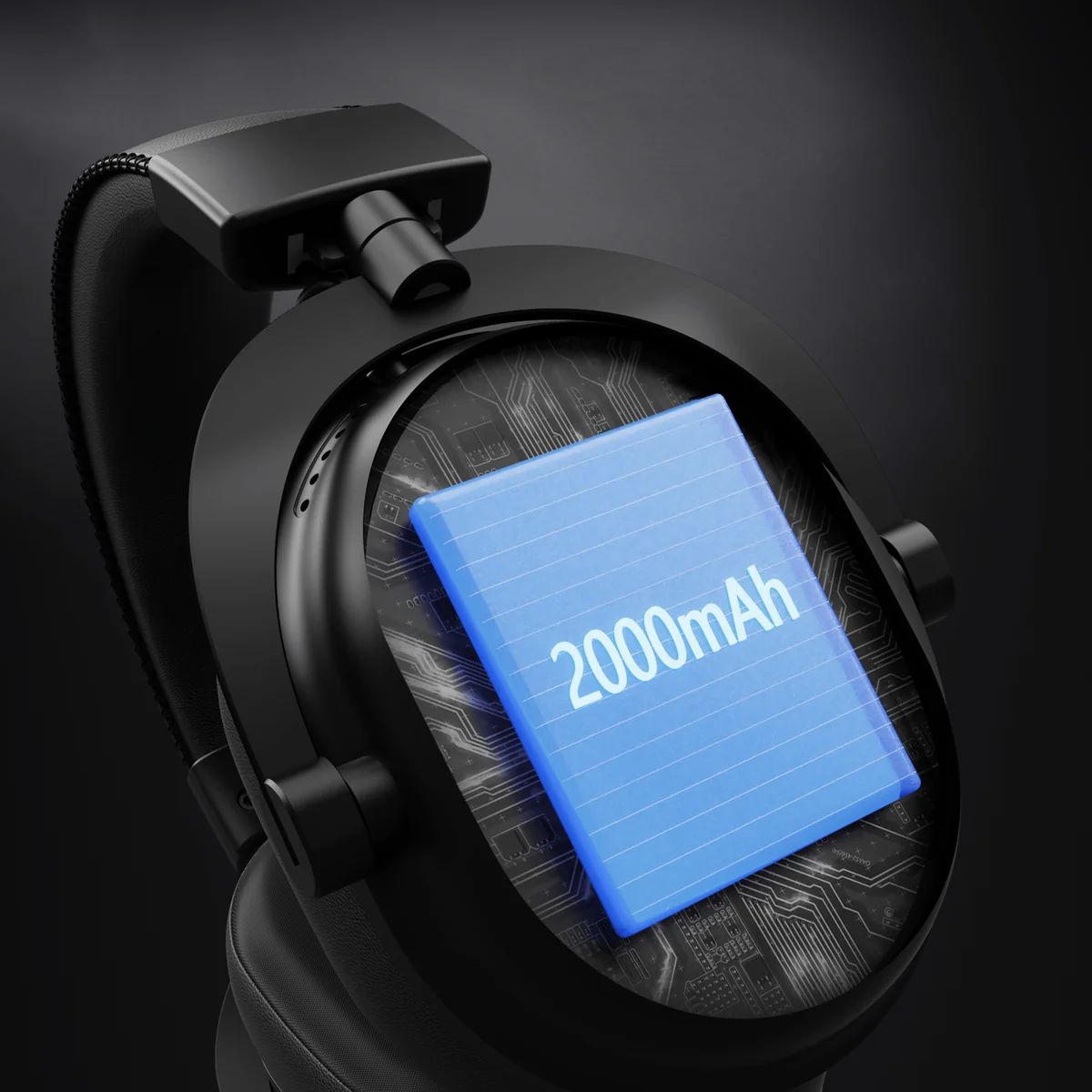 Headset MCHOSE V9Turbo, USB-A/WL/BT, Steel Black - 2