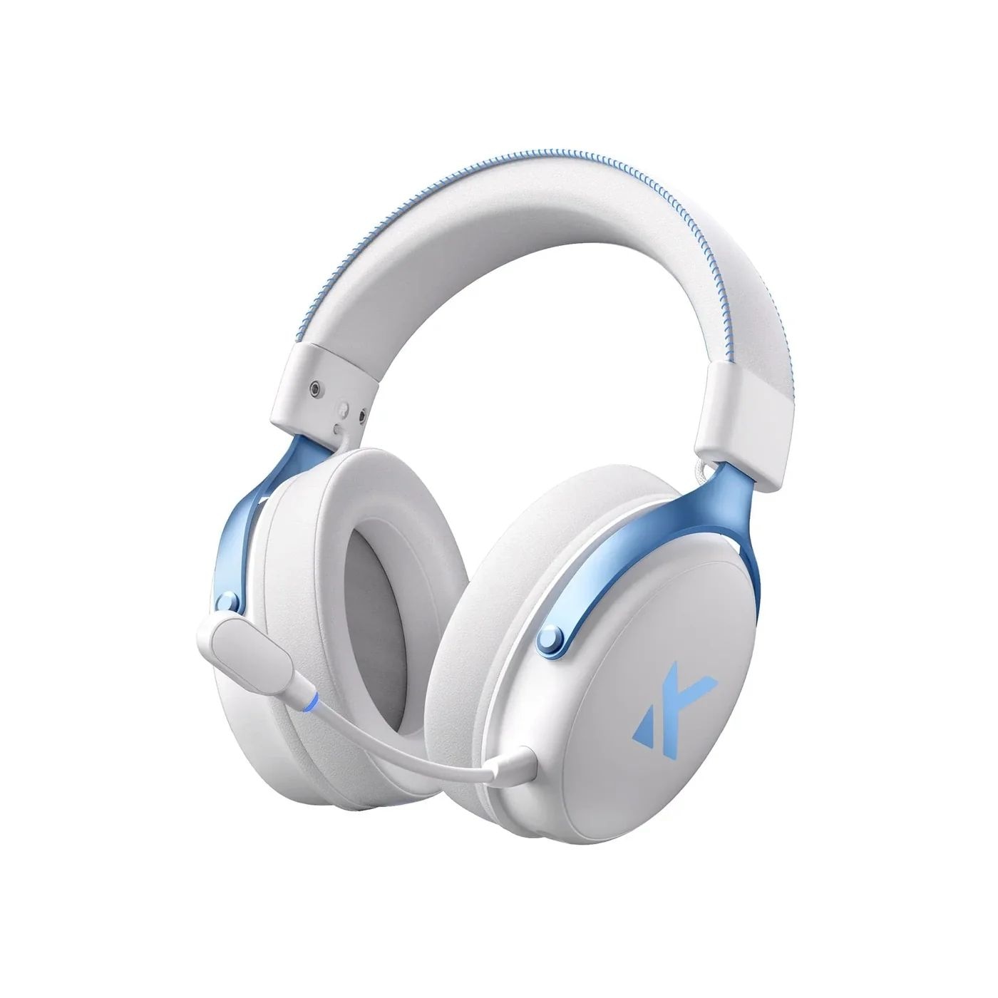 Headset MCHOSE V9 Pro, USB-A/WL/BT, Sky White - 2