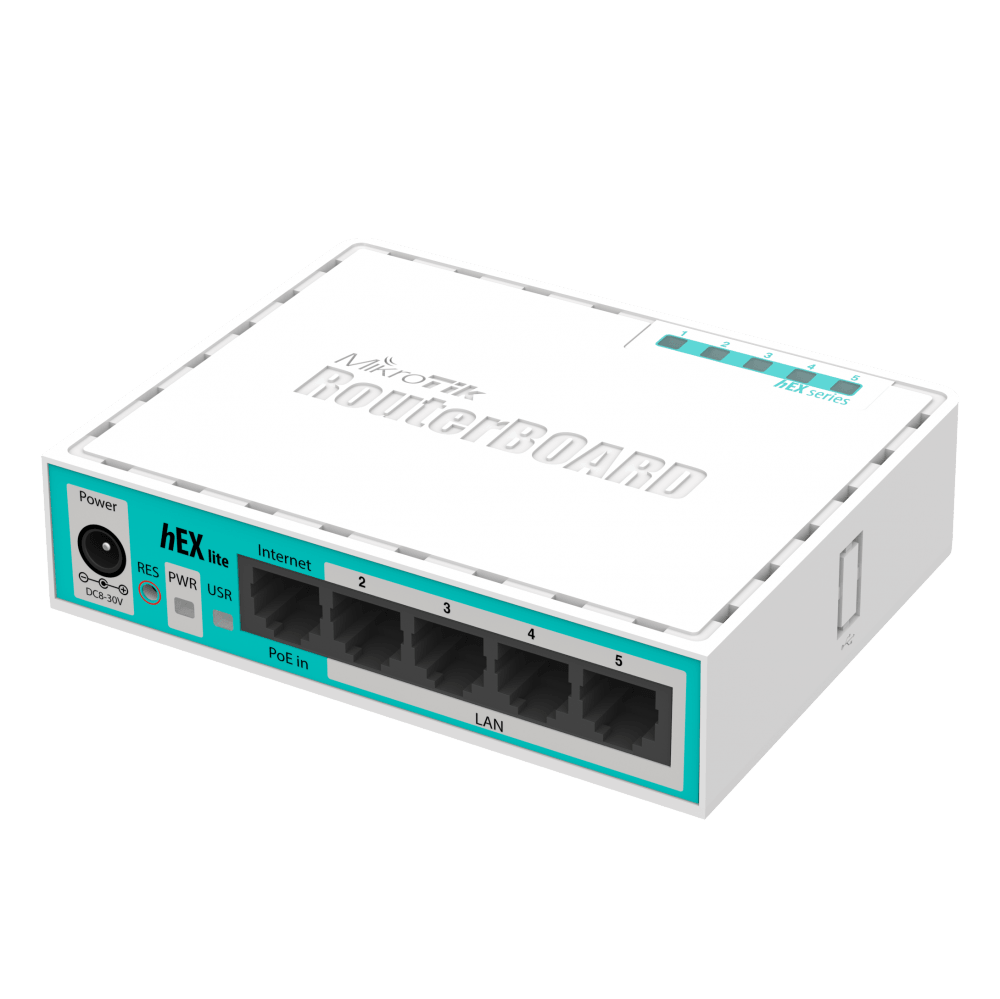 MikroTik Router - hEX lite, RB750r2, MikroTik