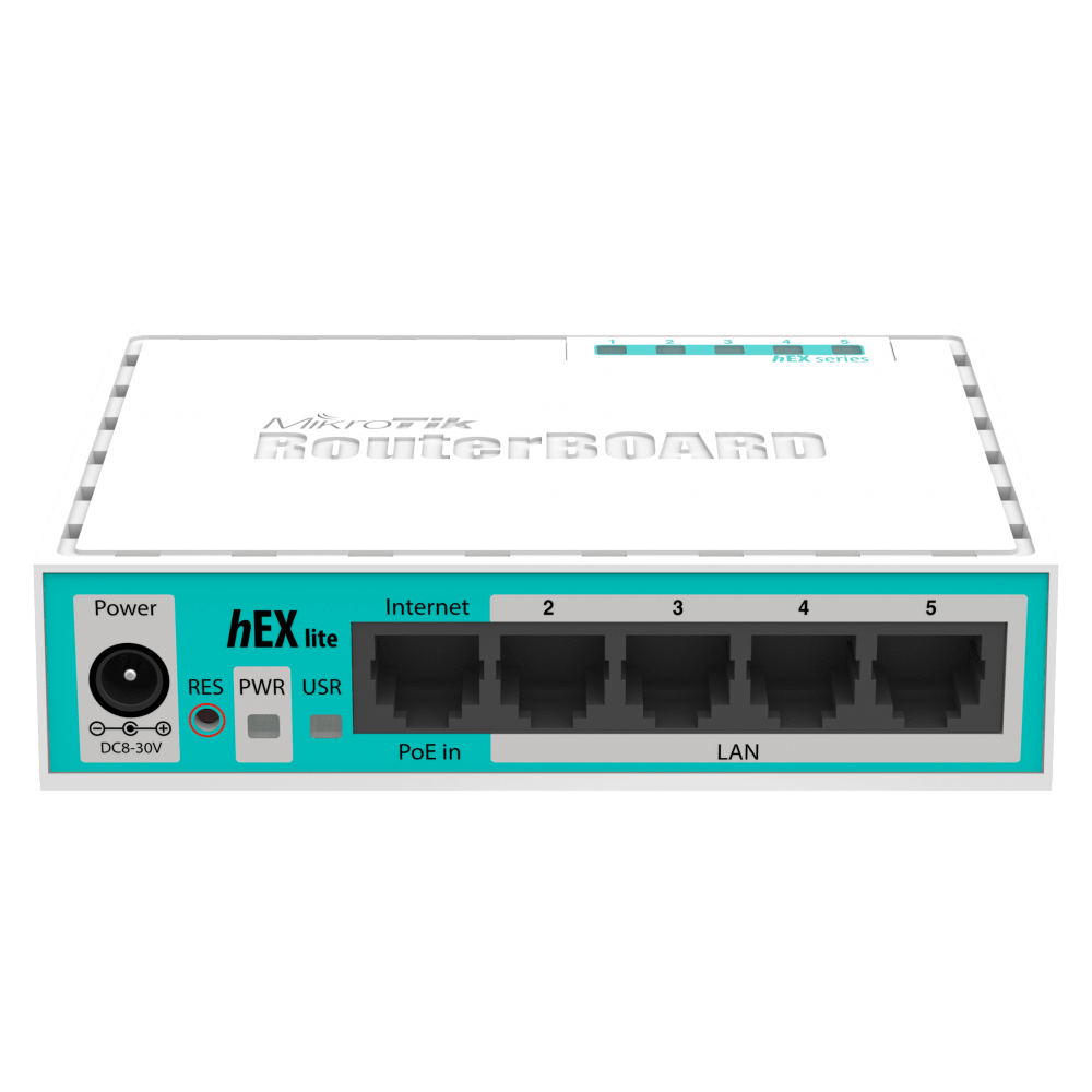 MikroTik Router - hEX lite, RB750r2, MikroTik - 2