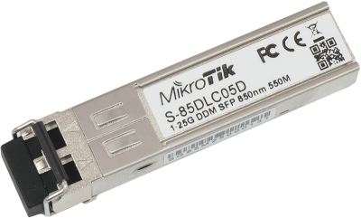 MikroTik S-85DLC05D 1.25G SFP Module, Multi-Mode, LC Duplex