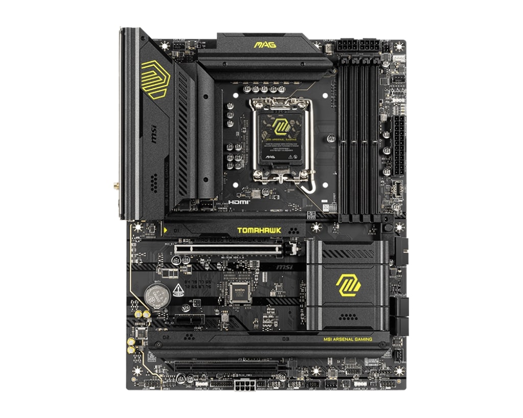 MSI Motherboard MAG B860 TOMAHAWK WIFI s1851 B860 4xDDR5 M.2 HDMI DP Wi-Fi BT ATX
