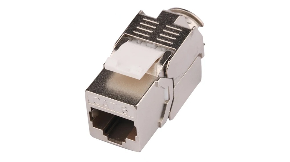 NEX KJ-CAT6-FTP-180 Keystone Jack CAT6 shielded 180°