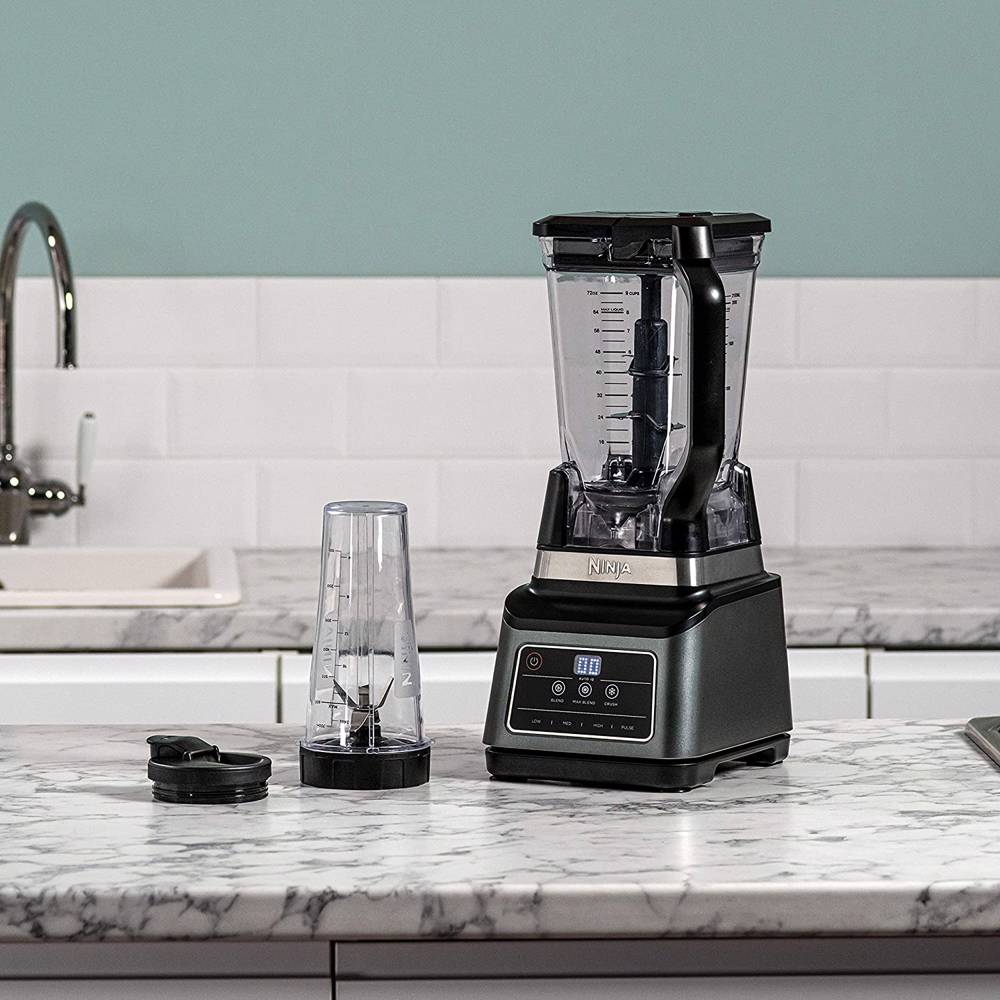 Ninja BN750EU, 1200W, 2.1L, Blender 2in1, Black/Silver — 2