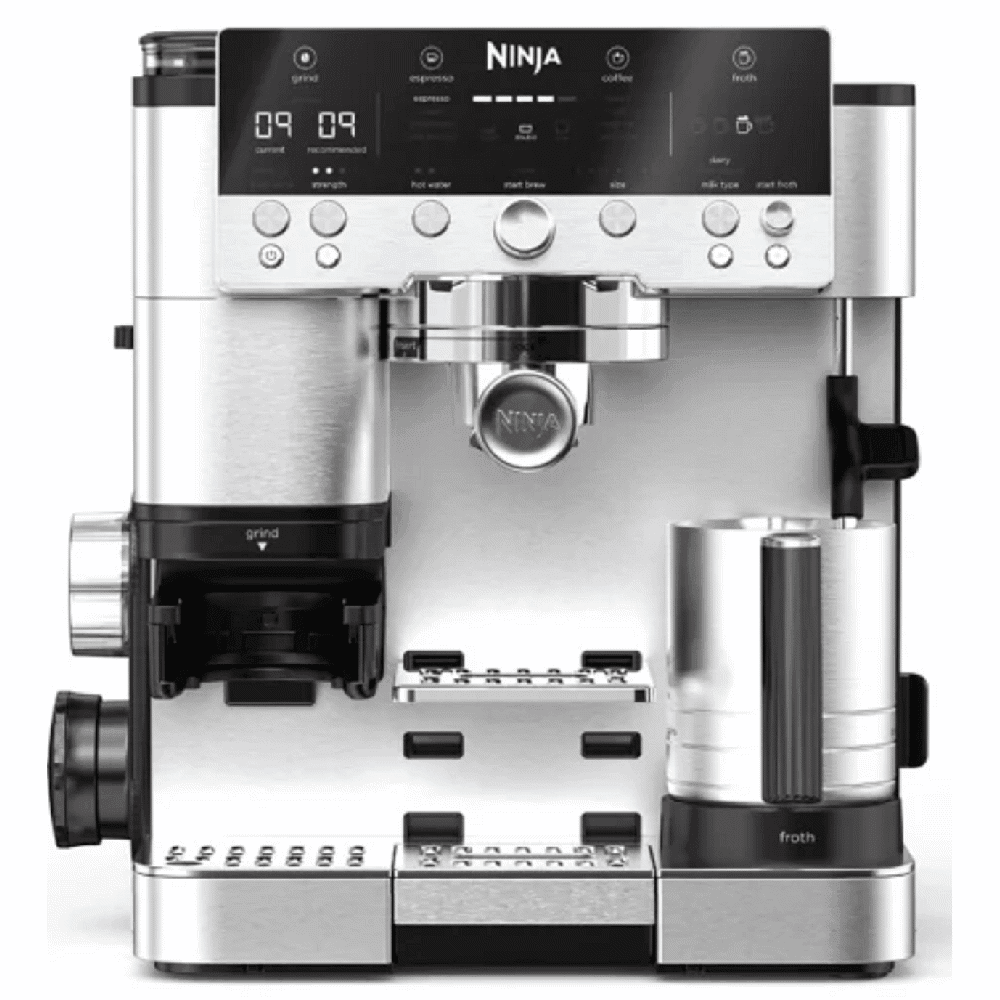 Ninja ES601EU Luxe Café Premier, 1650W, 2L, Coffee Machine, Black/Silver