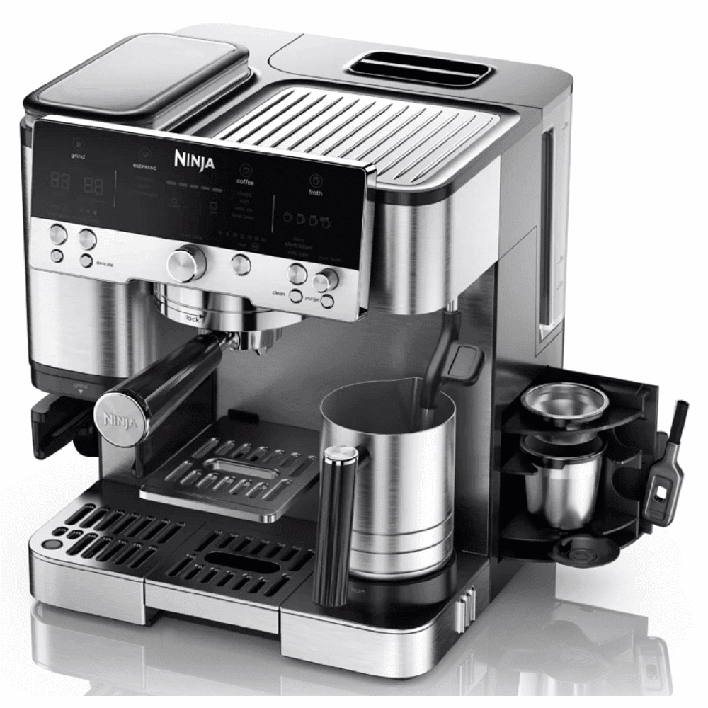 Ninja ES601EU Luxe Café Premier, 1650W, 2L, Coffee Machine, Black/Silver — 2