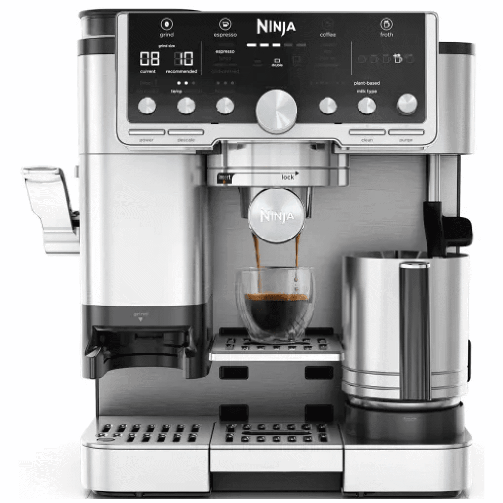 Ninja ES701EU Luxe Café Pro Series, 1650W, 2L, Coffee Machine, Black/Stainless Steel