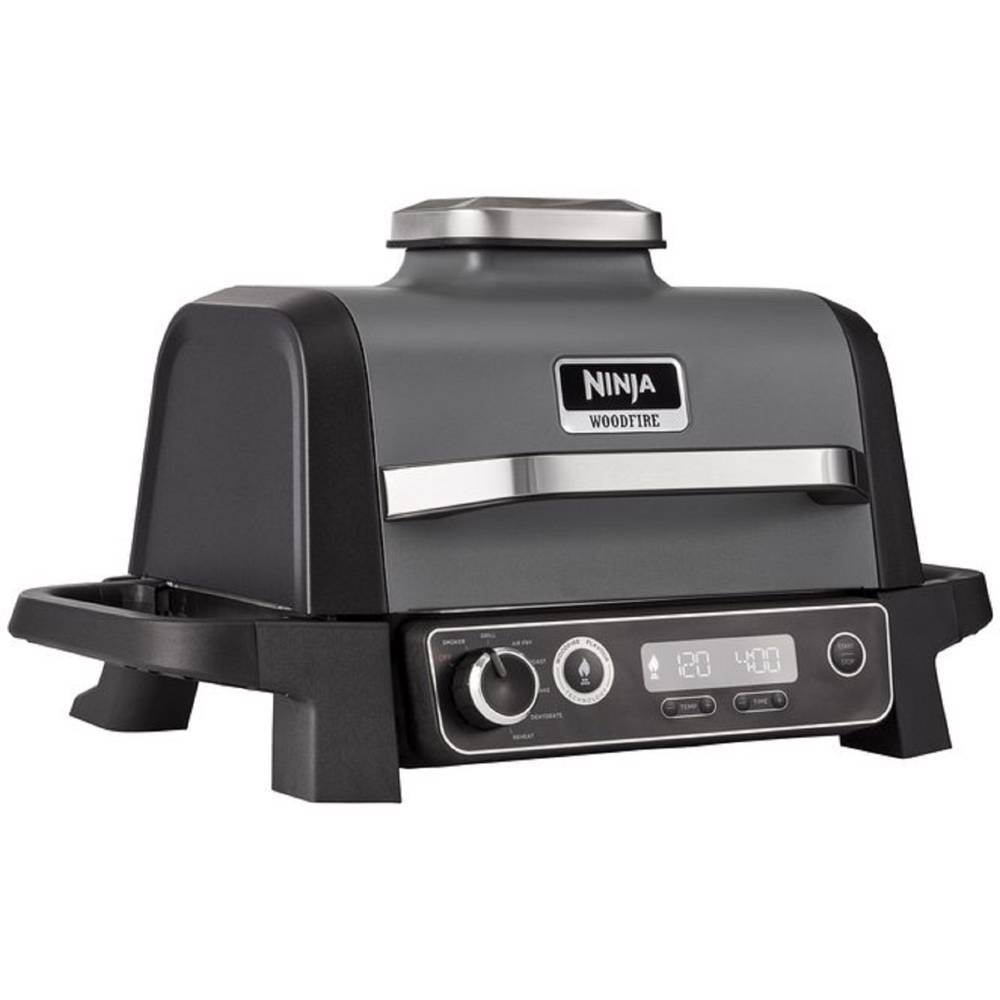 Ninja OG701EU, 2400W, WoodFire Outdoor Grill, Black/Silver — 2