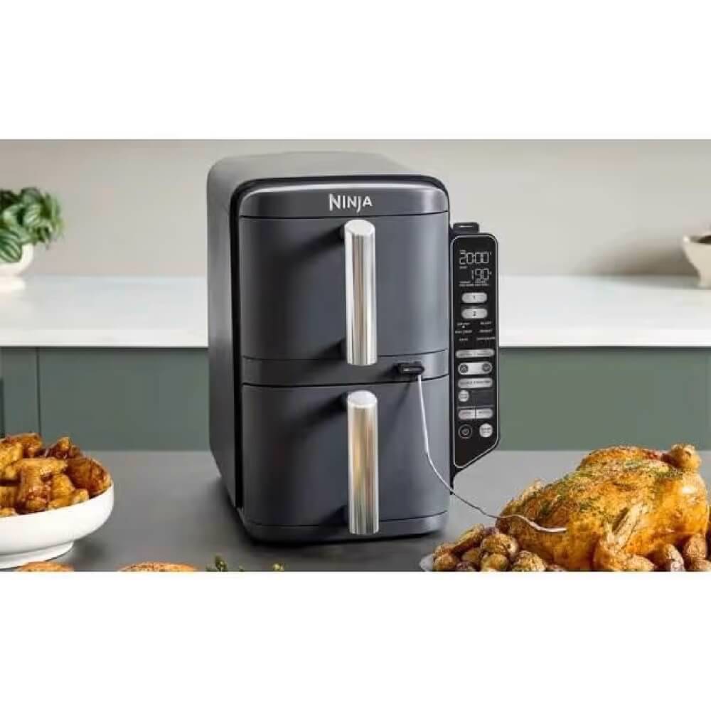 Ninja SL451EU, 2470W, 9.5L, Air Fryer, Grey — 2