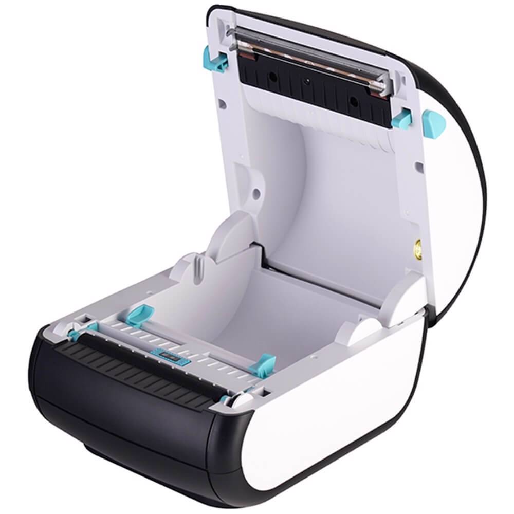 Sunlux Label Printer LP200, USB, Serial, LAN, Thermal Printer, Black — 2