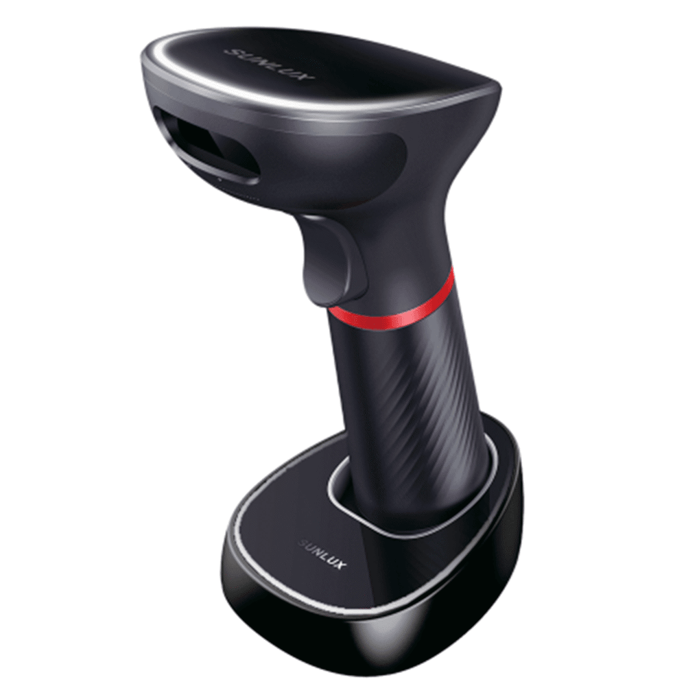 Sunlux XL-9610, 2D, Bluetooth, USB, USB-VCP, Barcode Scanner, Black
