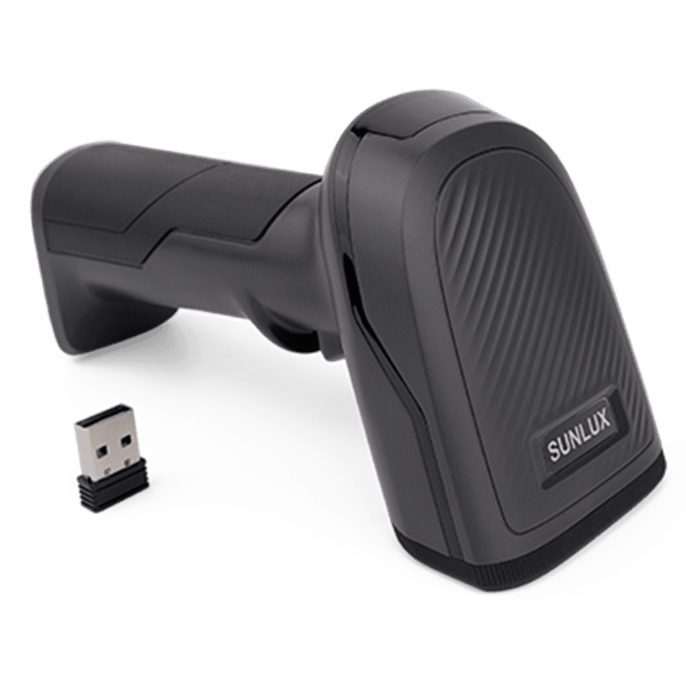 Sunlux XL-9621D, 2D, Bluetooth, USB, USB-VCP, Barcode Scanner, Black — 2