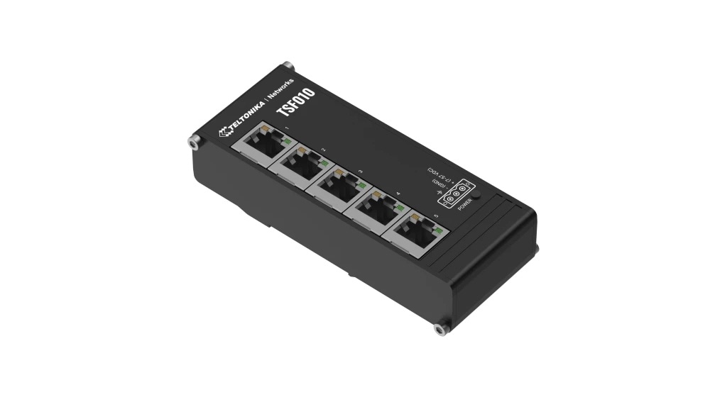 Teltonika TSF010 Flat Industrial Switch 5 x 100 ports