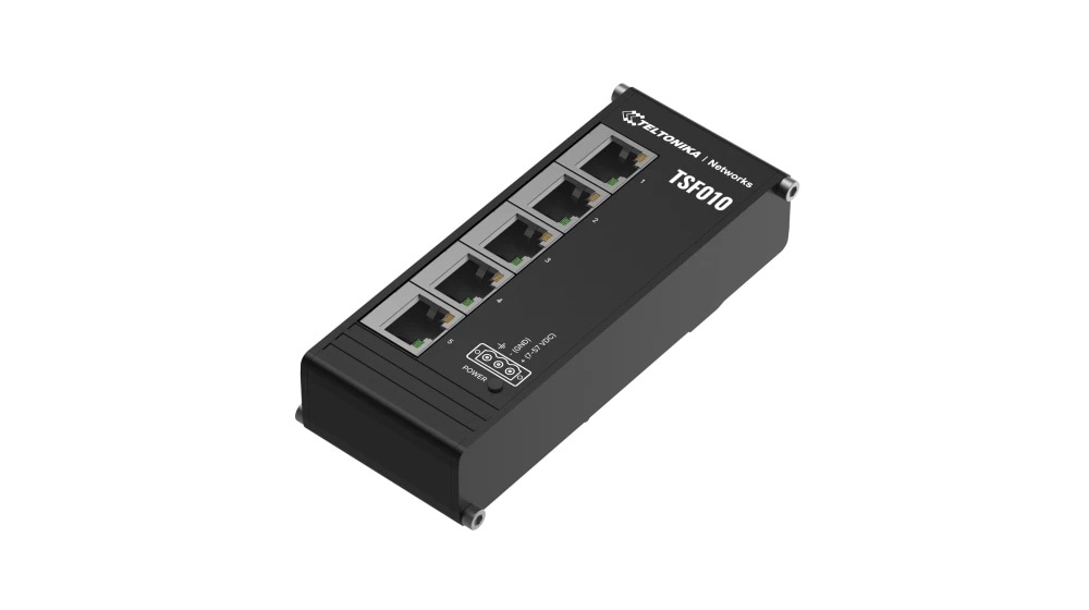 Teltonika TSF010 Flat Industrial Switch 5 x 100 ports - 2
